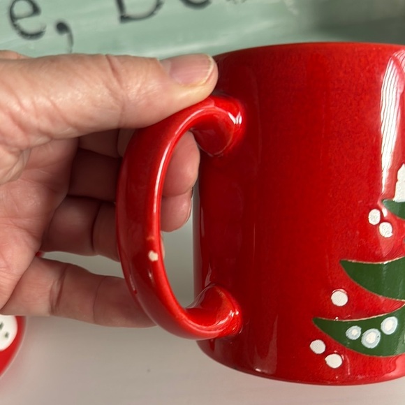 Waechtersbach W. Germany Christmas Tree and Snowman Mug (2) - Picture 7 of 7